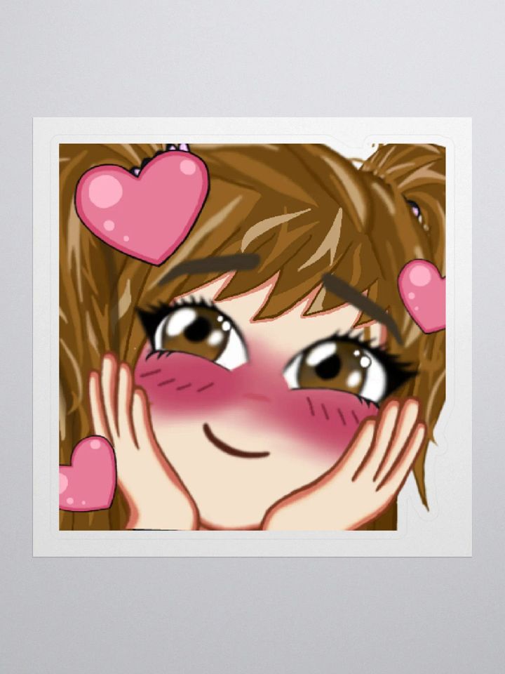 Blush Emote Sticker product image (1)
