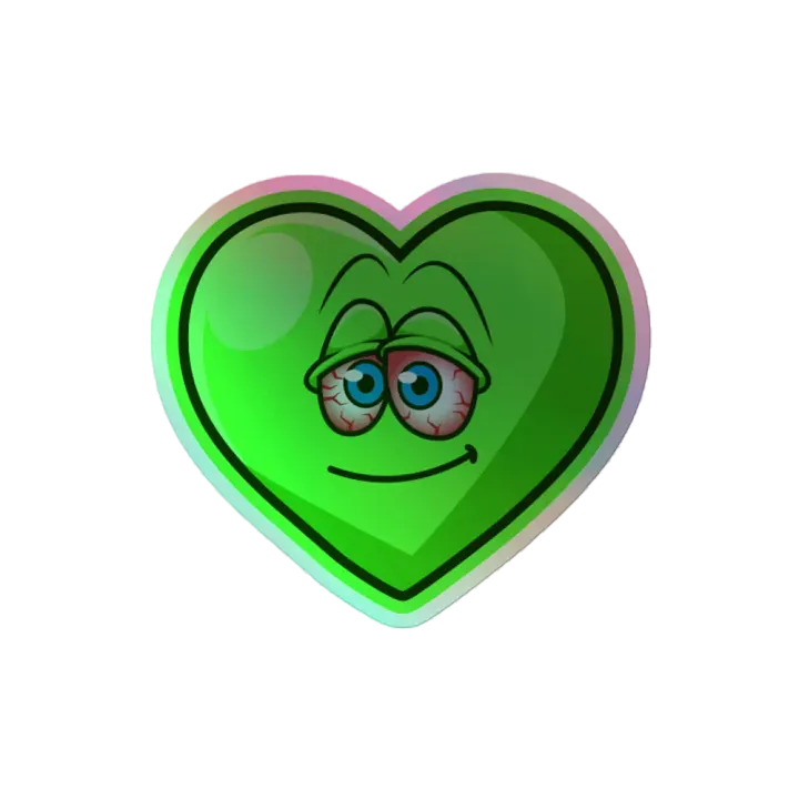 High Heart Holographic Sticker product image (2)