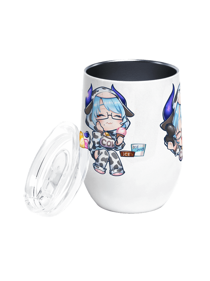 ✦ Gaming Cow - Wine Tumbler ✦ product image (2)