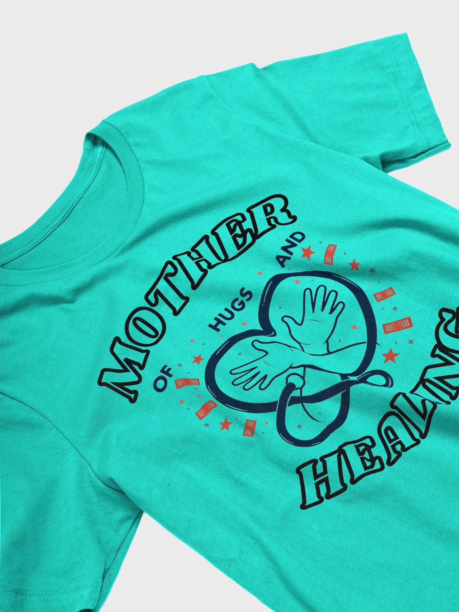 mother of hugs, Heartfelt Hug Stethoscope T-Shirt product image (27)