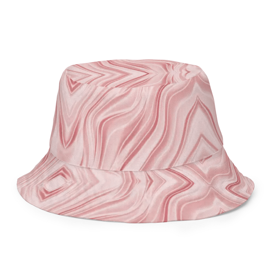 Flowing Peach Waves Reversible Bucket Hat product image (7)