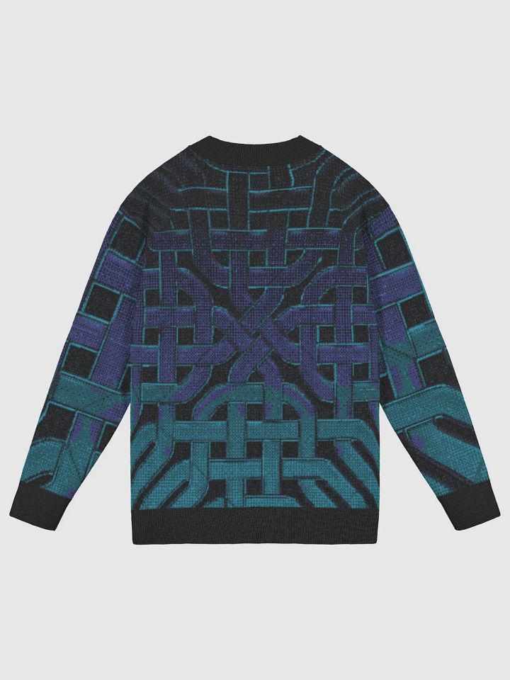 Blue and Black Celtic Knot Cardigan product image (9)
