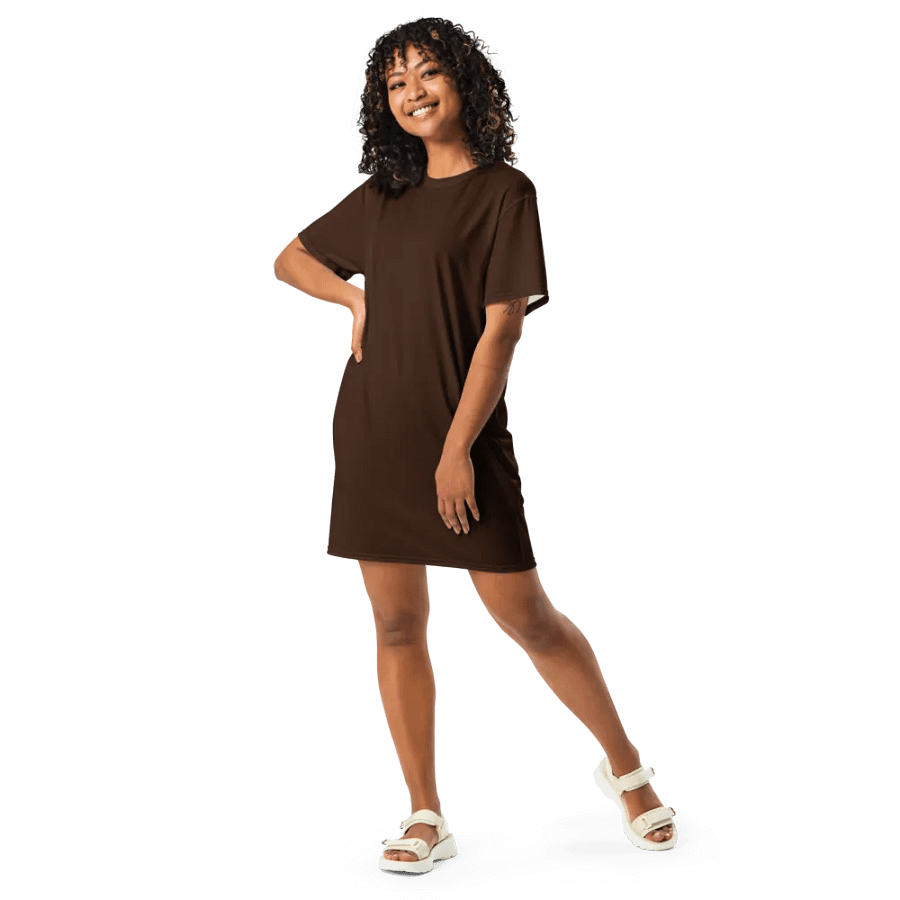 Choca Mocha Chic T-Shirt Dress product image (9)