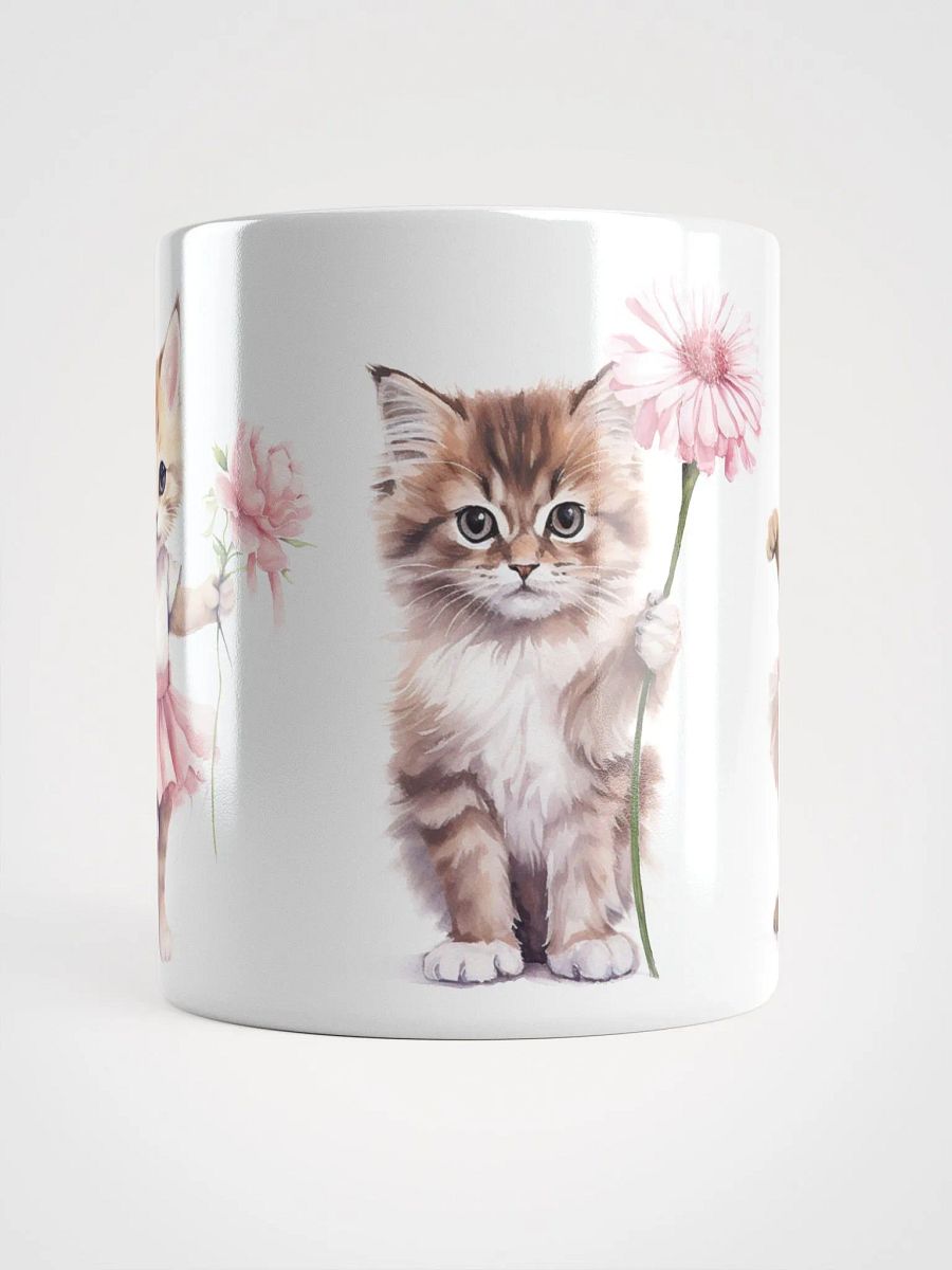 Ballerina Kittens White Glossy Mug product image (5)