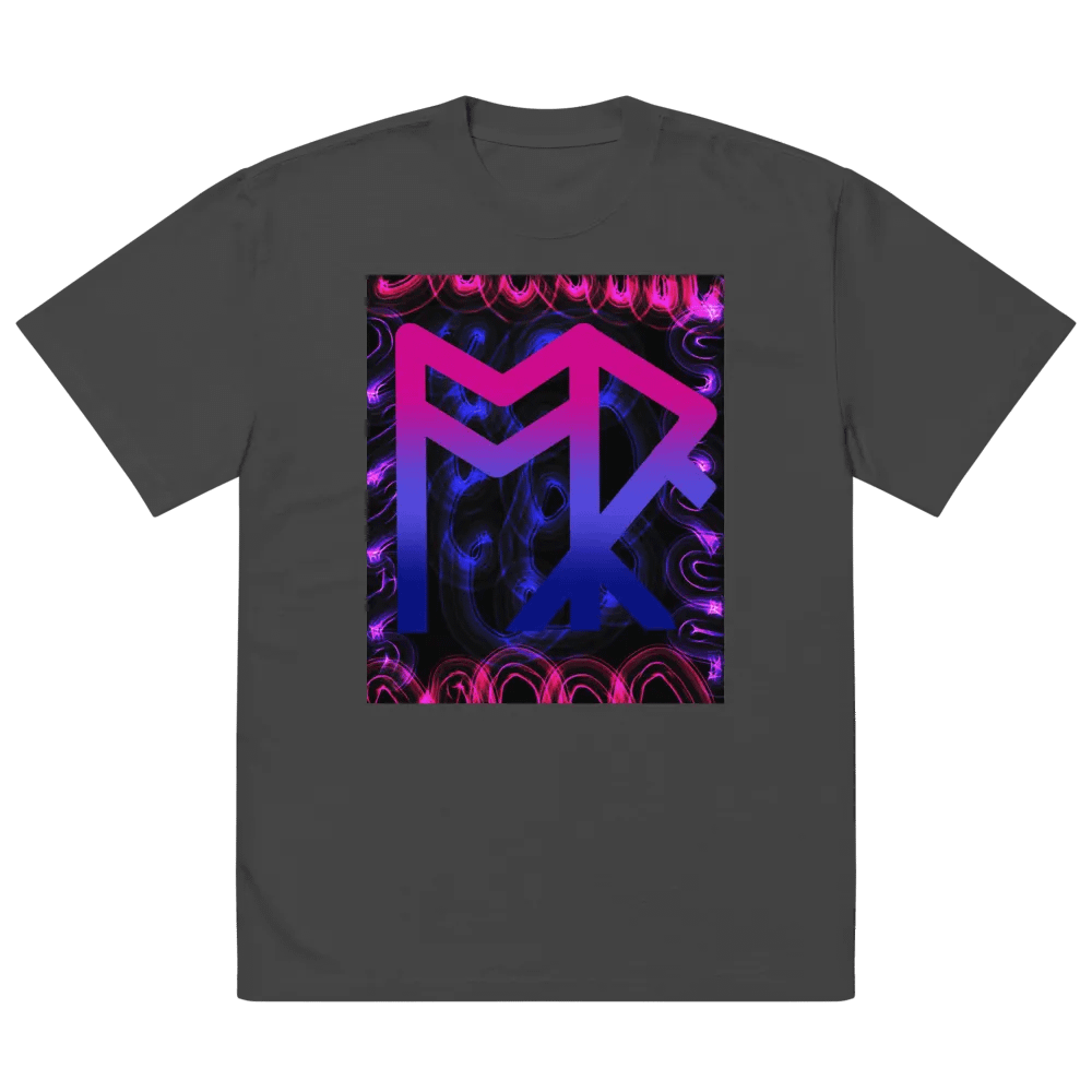 ToRk Rune Oversized Faded T-Shirt (Bisexual Tones) product image (3)