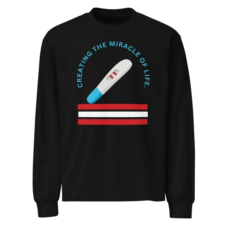 Miracle of Life Pregnancy Test Unisex Long Sleeve Shirt product image (1)