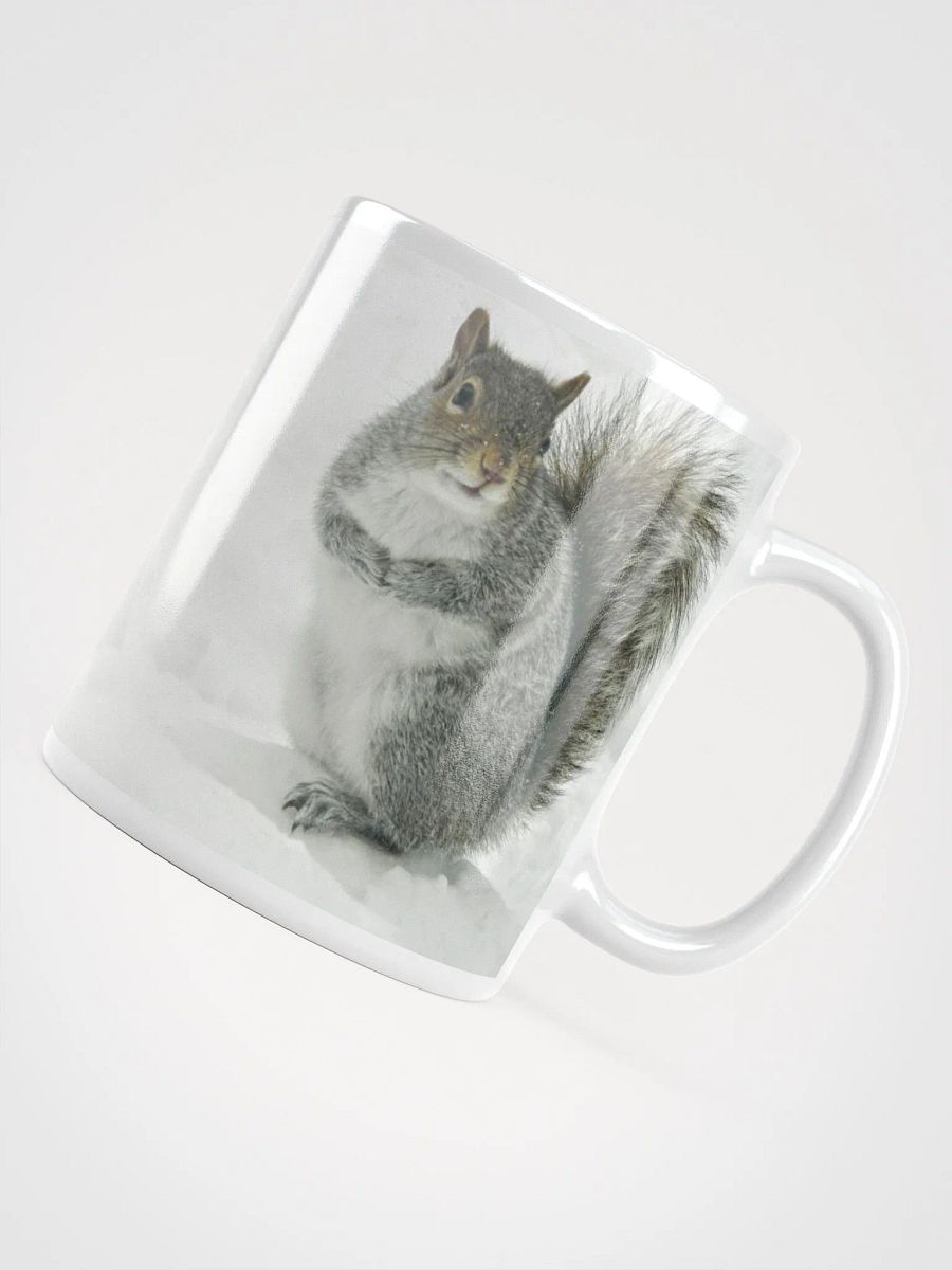 Fat Squirrel Winter Mug With "Cold Days of Winter" Poem Excerpt product image (4)