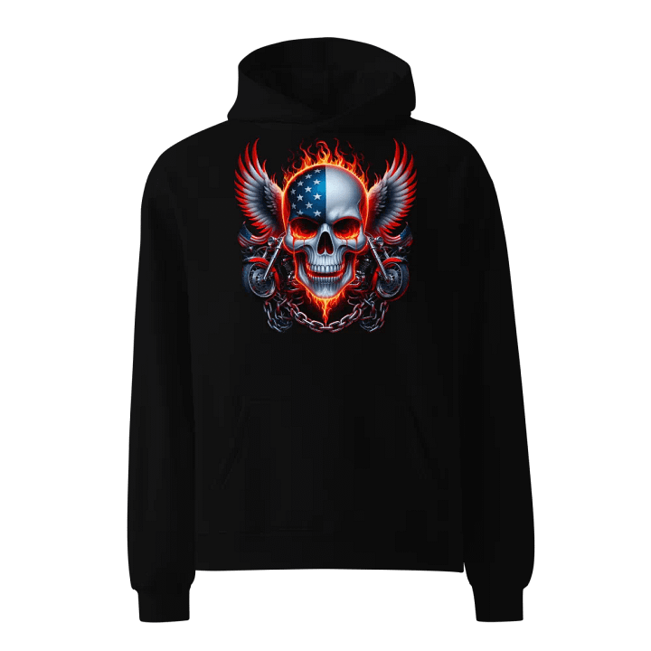 Patriot's Inferno Oversized Hoodie #22 product image (1)