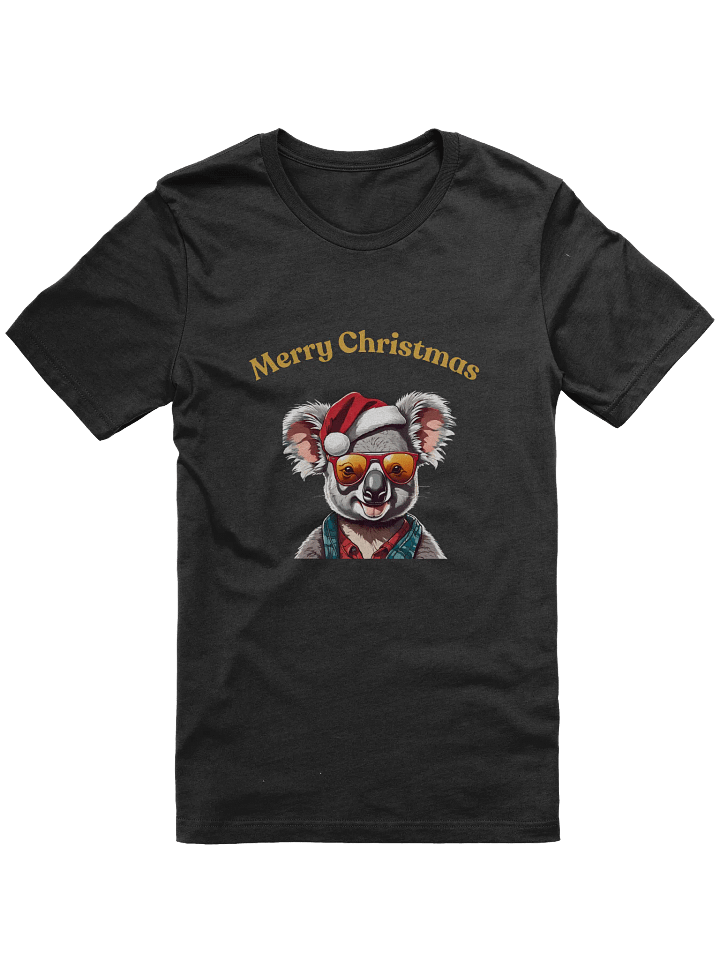 Festive Koala Merry Christmas T-Shirt - Gold product image (1)