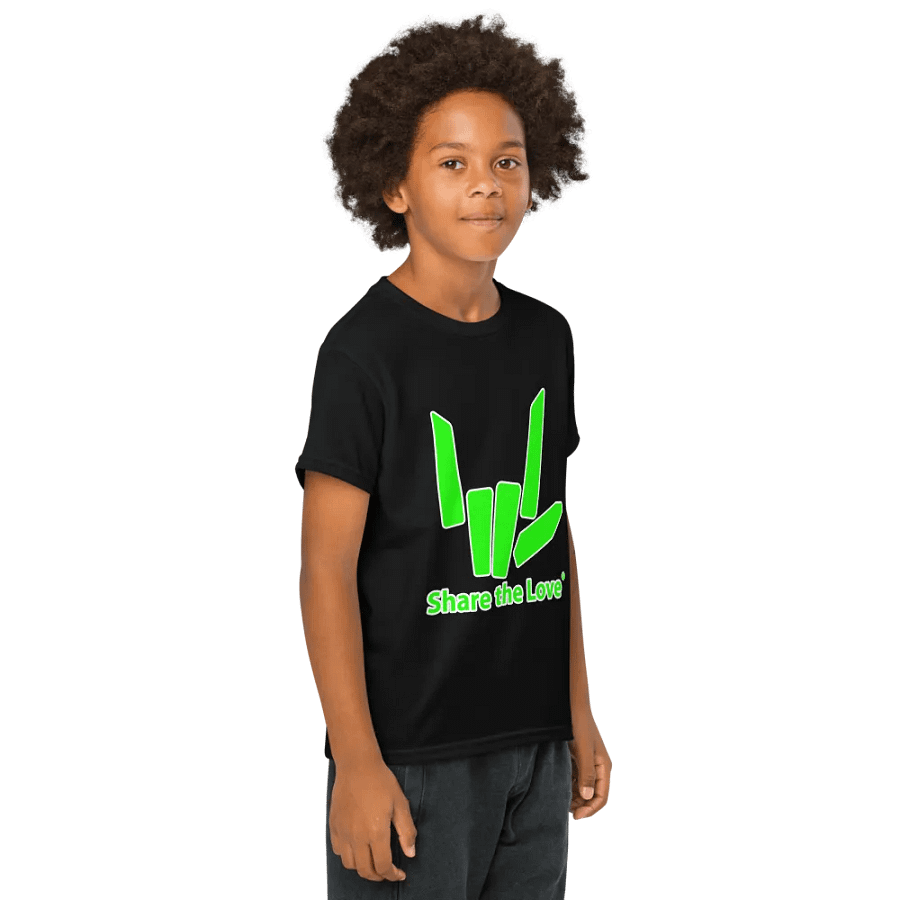 LIME Share The Love Classic Youth Tee product image (4)