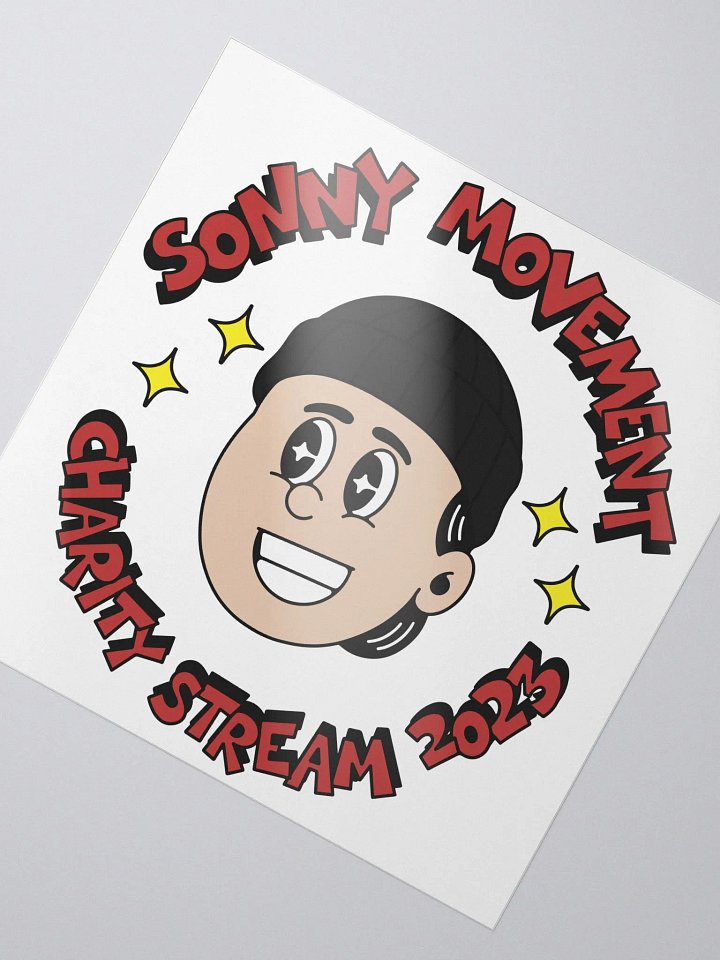 SONNY MOVEMENT CHARITY STREAM 2023 STICKER product image (2)