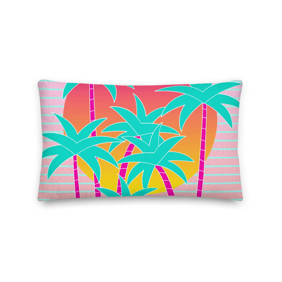 Hello Miami Sunset Throw Pillow product image (4)