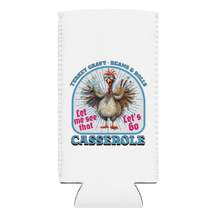 Turkey Gravy Beans And Rolls Casserole Quirky Can Cooler product image (2)