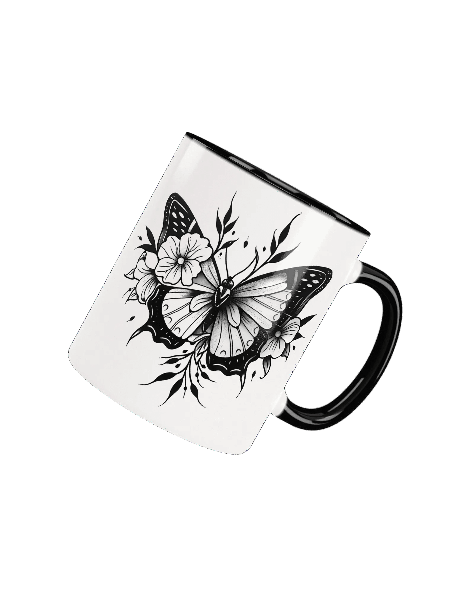 Monochrome Butterfly Bliss Mug product image (4)
