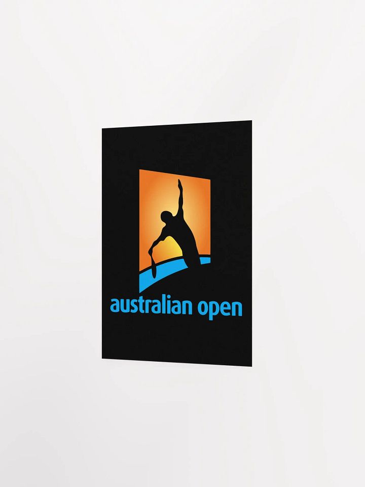 Australian open Tennis Silhouette Poster product image (22)