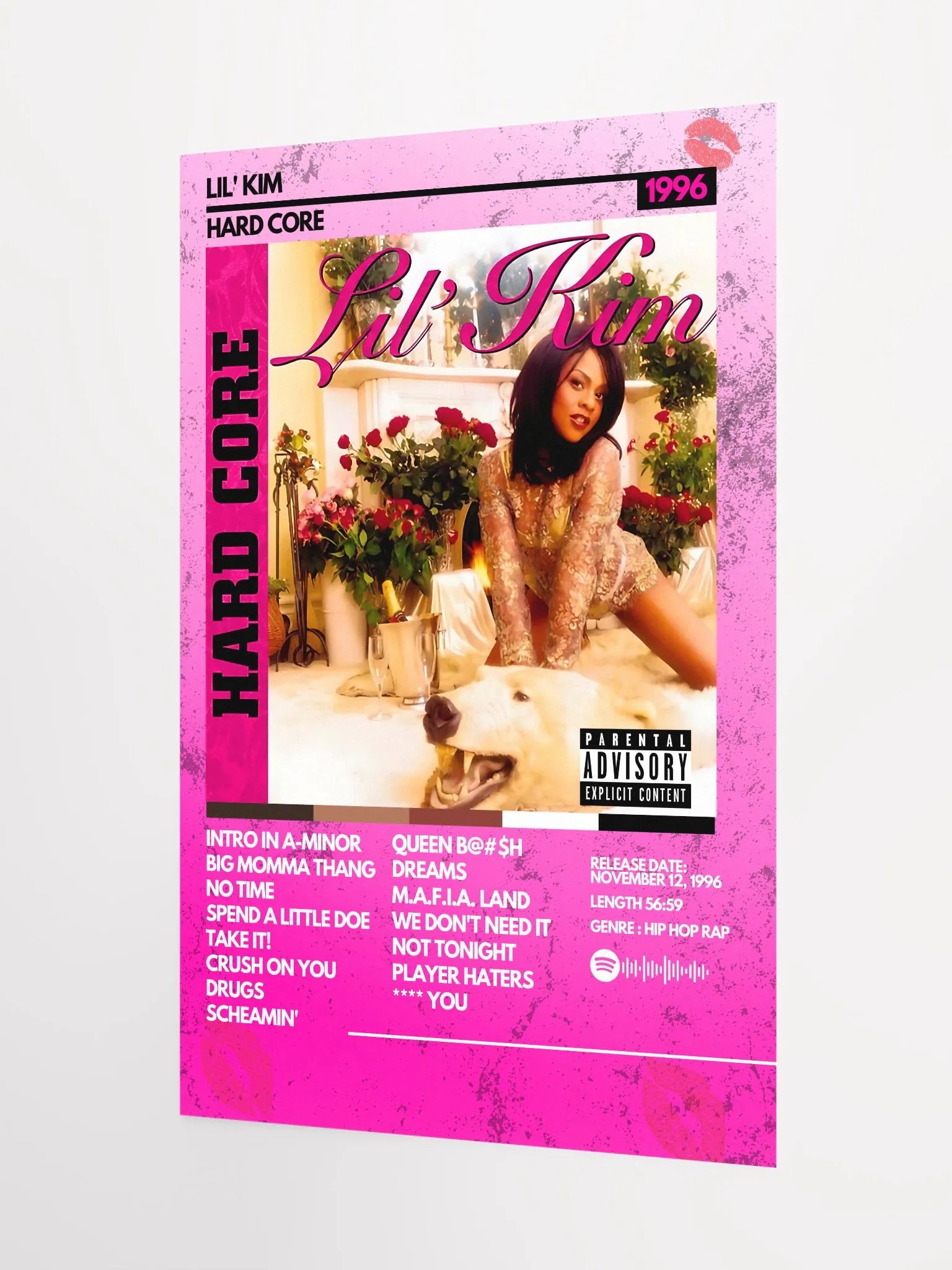 LIL KIM HARDCORE ALBUM POSTER product image (3)