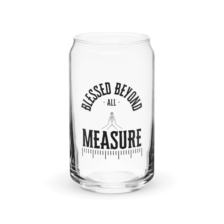 Blessed Beyond All Measure Glass Cup product image (1)