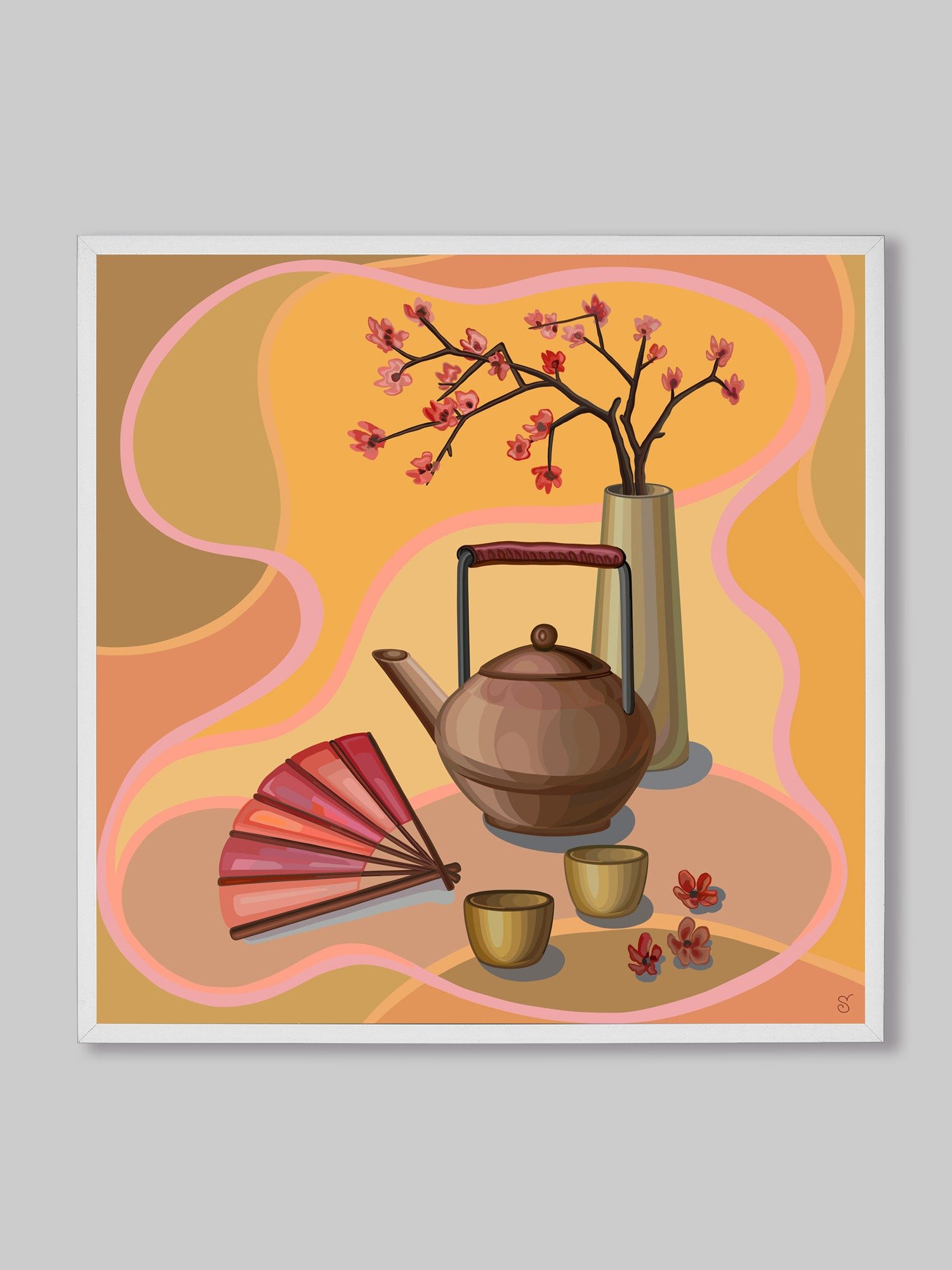Blossom Serenity Canvas Collection - Coffee Shop No. 10 product image (6)