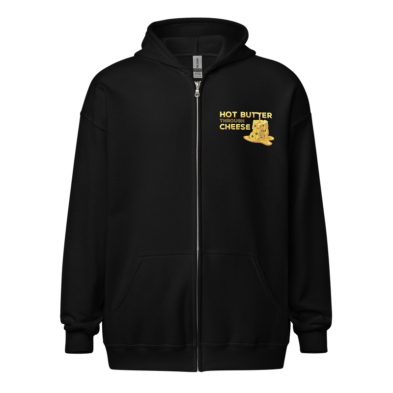 Hot Butter Through Cheese Zip Hoodie