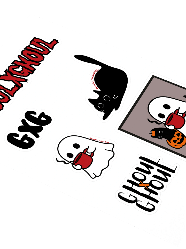 GXG Halloween Sticker Sheet product image (2)