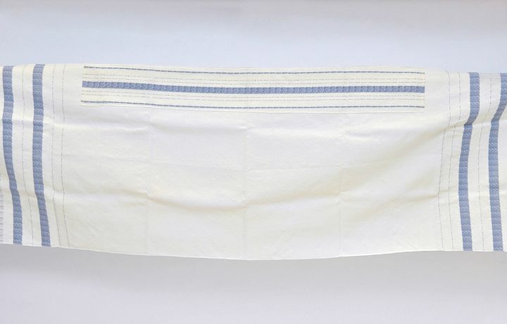 LIGHT BLUE STRIPE -Small Tallit (Prayer Shawl) product image (1)