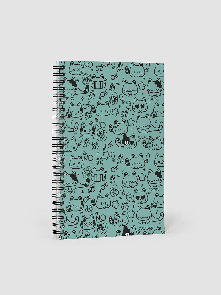Cat Doodles - Spiral Notebook product image (1)