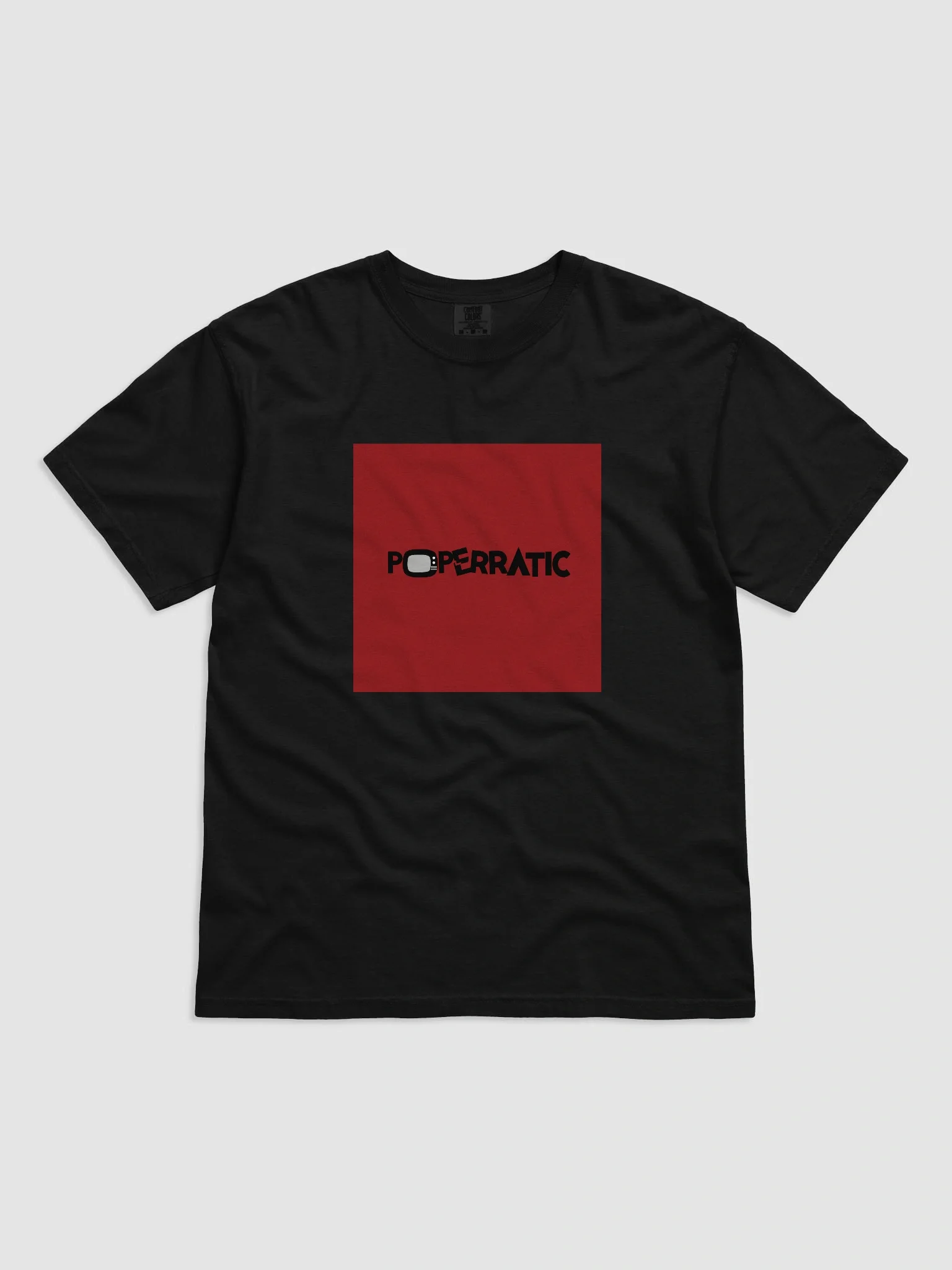 Poperratic Red Logo Tee product image (6)