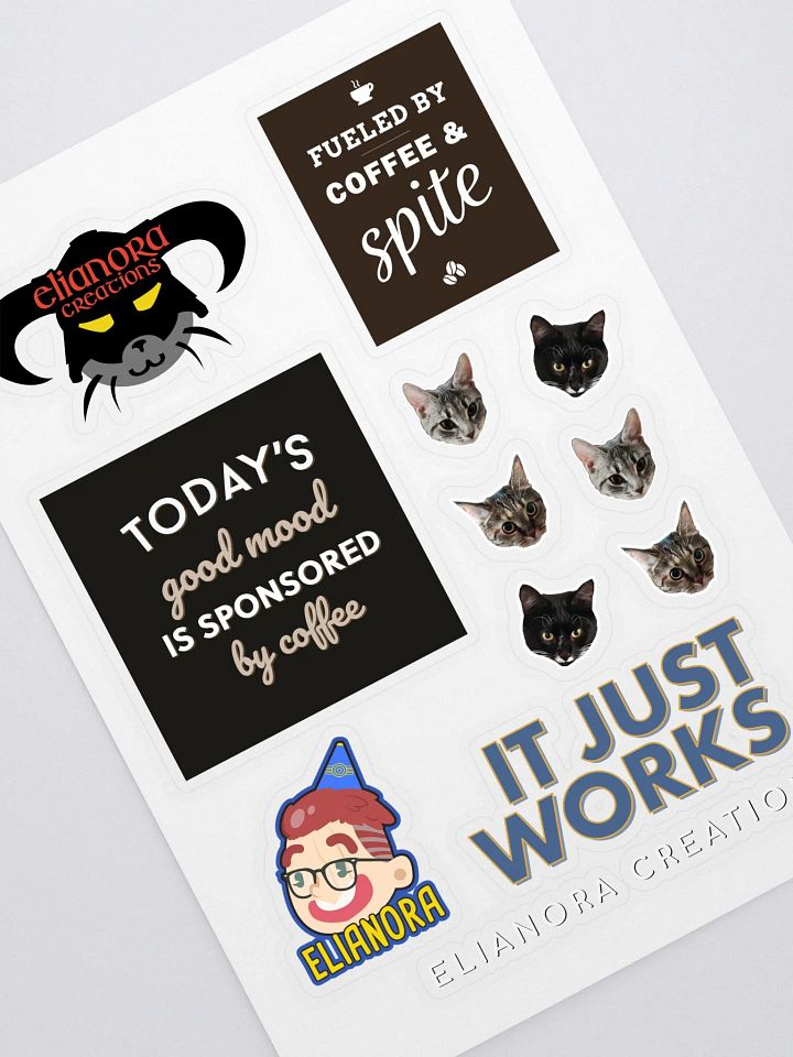 Eli Sticker Sheet product image (1)