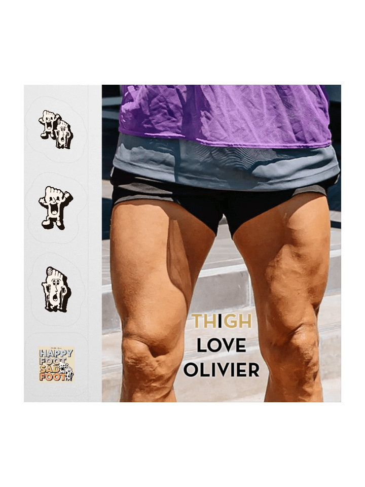 Thigh Love Olivier Clear Sticker Set product image (1)