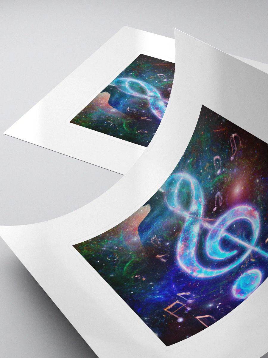 Galactic Wild Music Alpha Sticker product image (4)