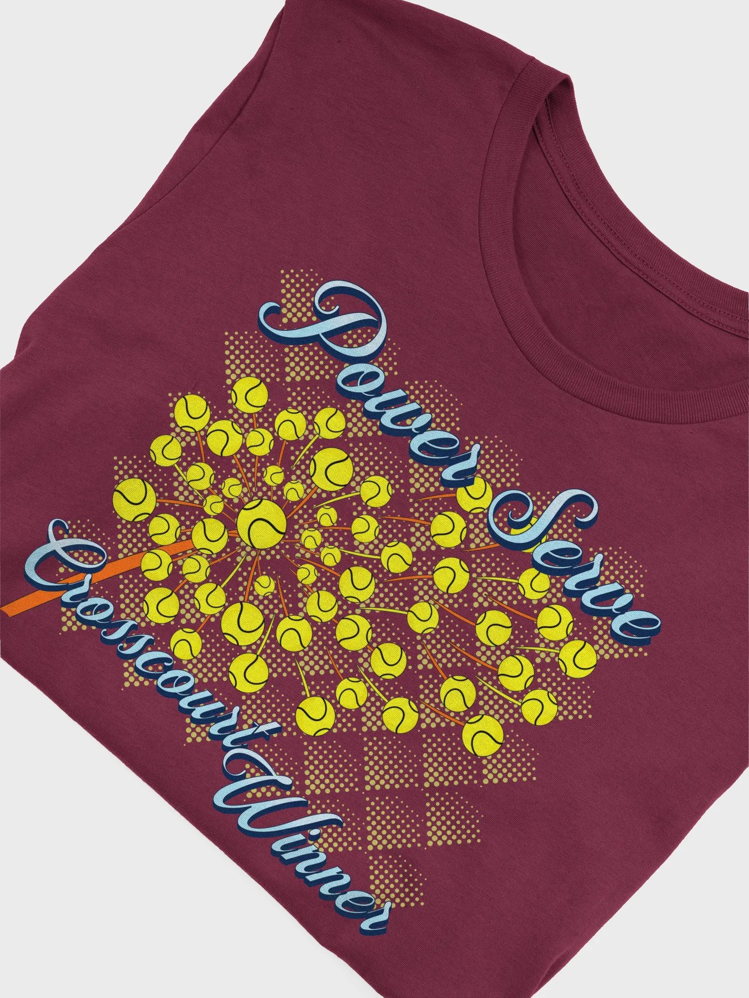 Dandelion Tennis Power Serve Crosscourt Winner T-Shirt product image (3)