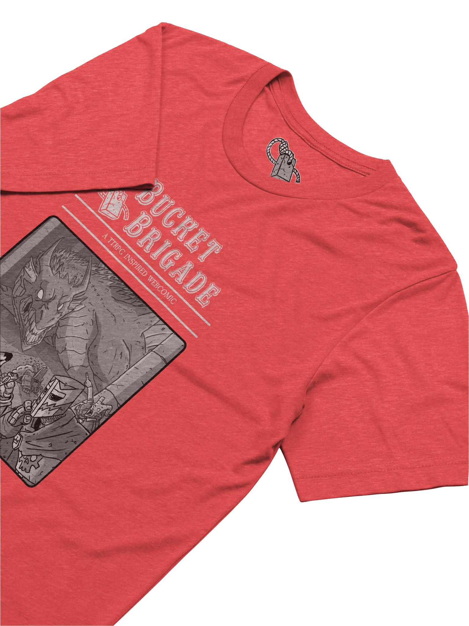 Red Box Short-Sleeve Triblend Shirt product image (26)