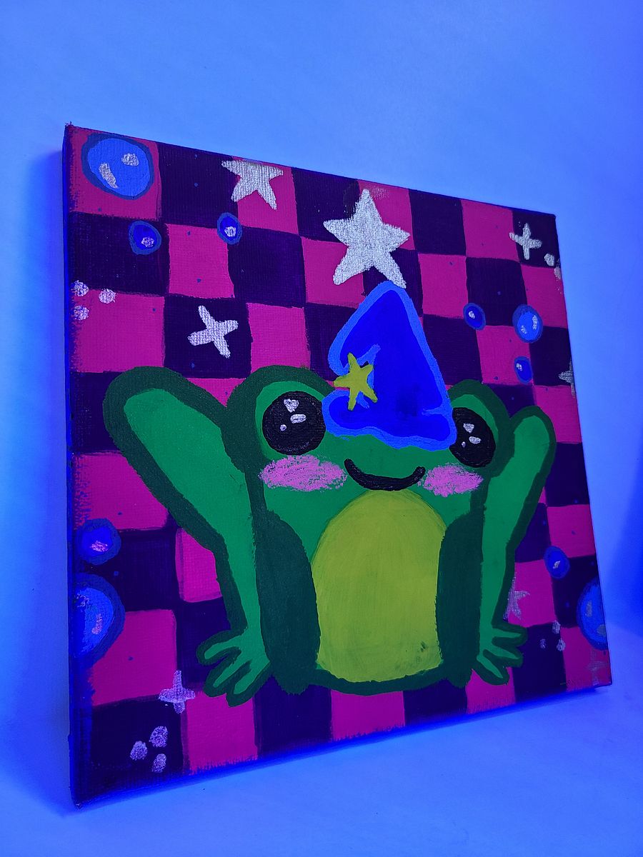 Lorde Frogwittz - 8x8 painting on canvas product image (4)
