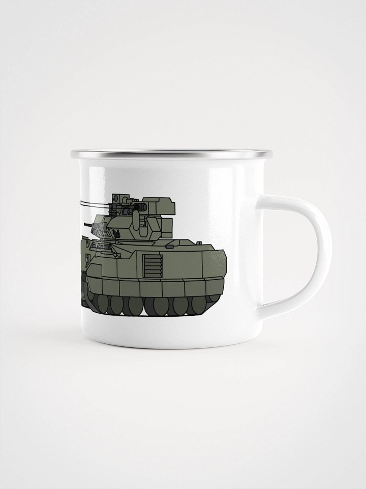 Bradley Fires TOW Around Enamel Mug product image (1)