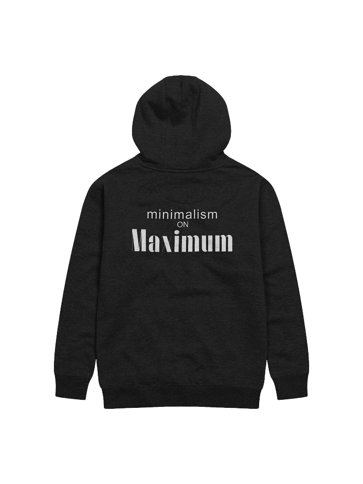MOM - Minimalism on Maximum Label On Back Unisex Hoodie product image (1)