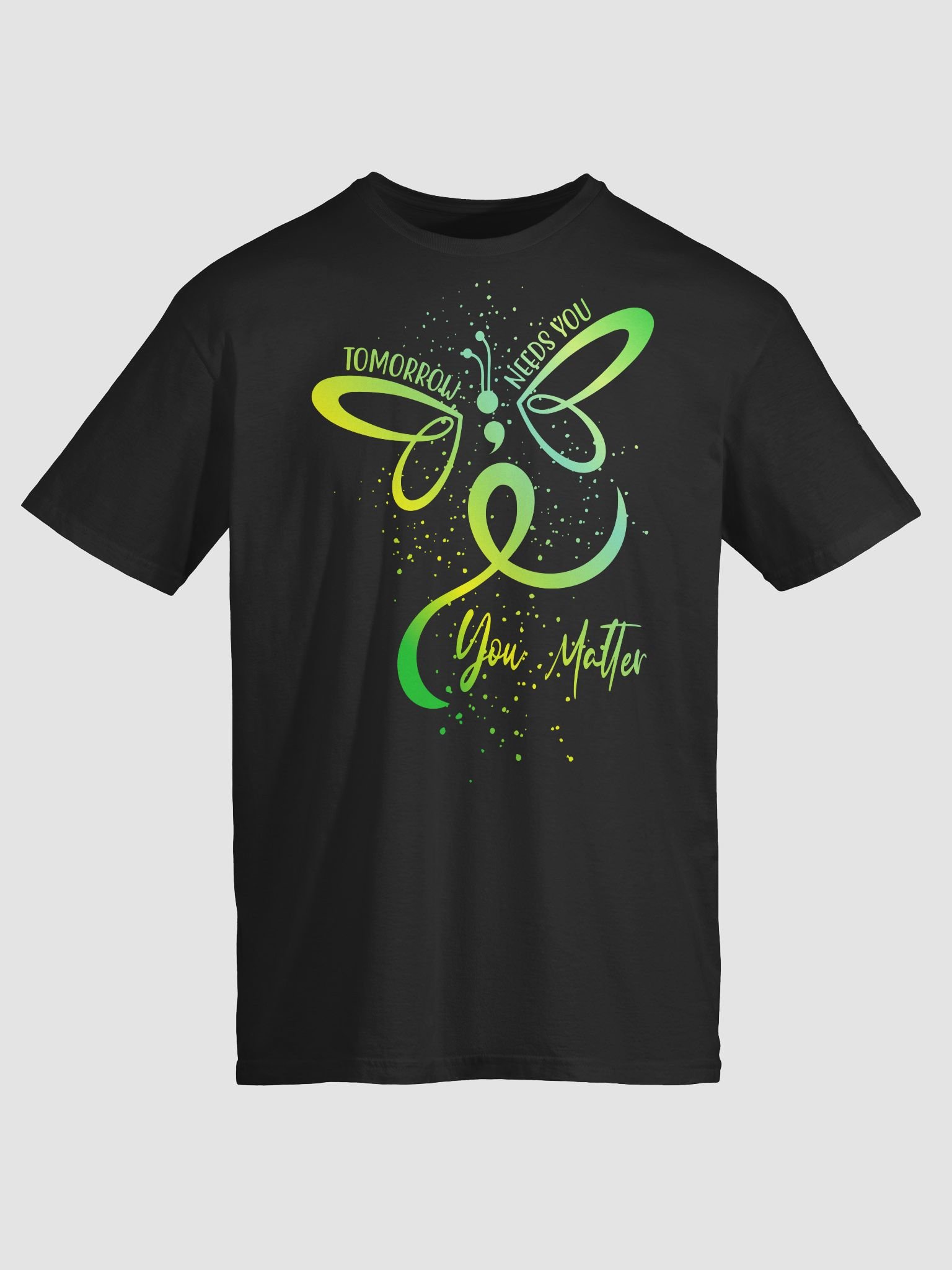 Tomorrow Needs You Unisex T-Shirt (yellow and green) product image (1)