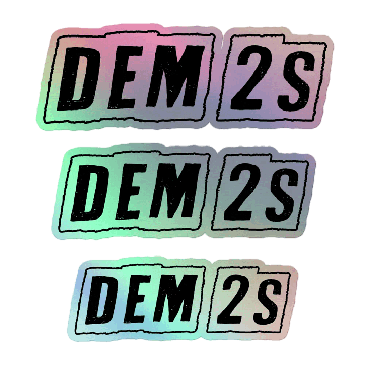 DEM 2s | 2025 HOLOGRAPHIC STICKER SET product image (2)
