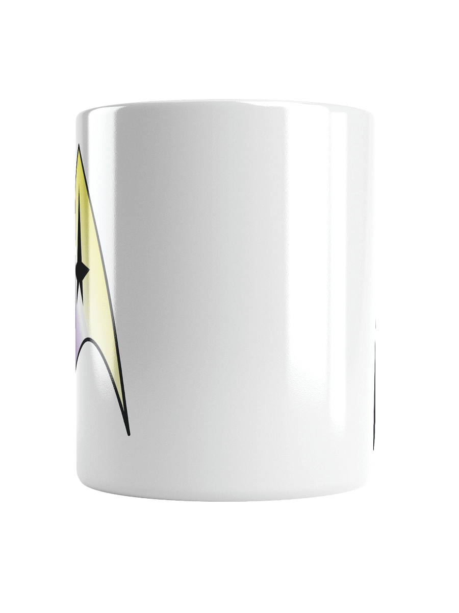 Non-binary Pride Gradient Starfleet Mug product image (5)