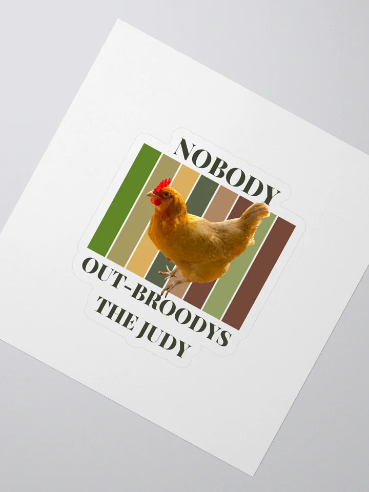 Nobody Out-Broodys the Judy Sticker product image (2)