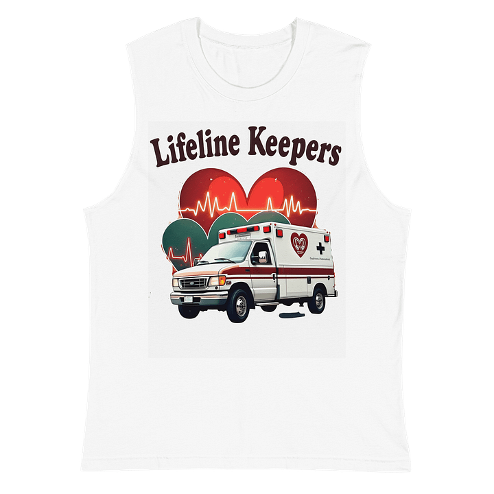 Lifeline Keepers Heartbeat Muscle Tank product image (2)