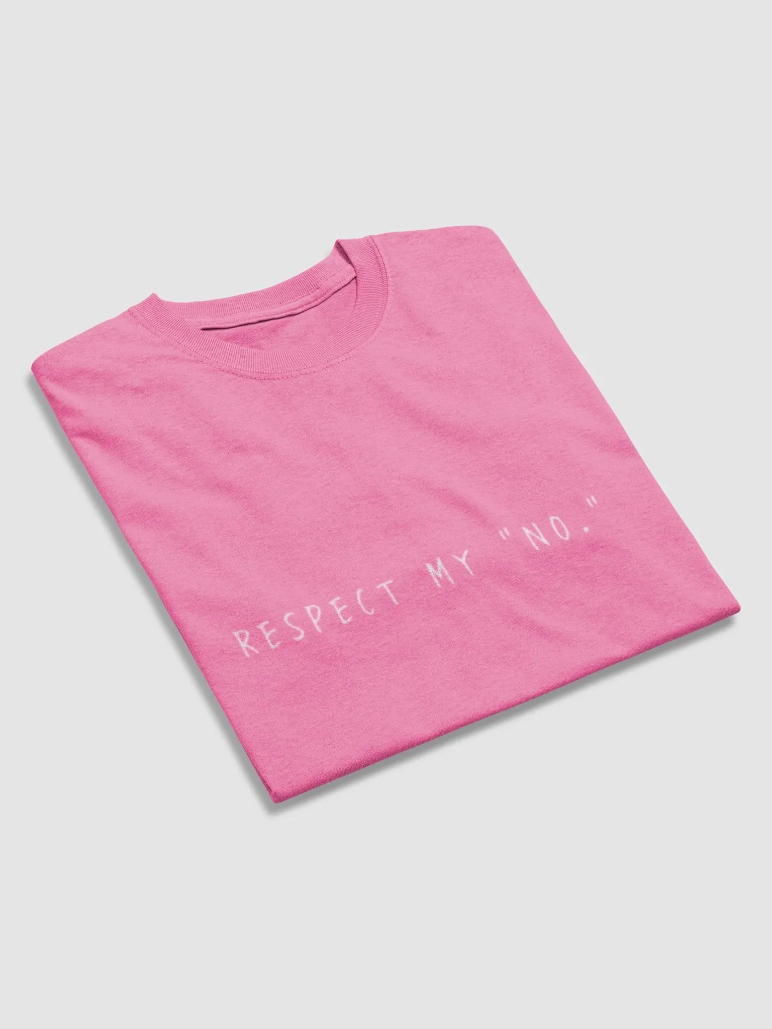Respect My No Softstyle Tee (White design) product image (3)