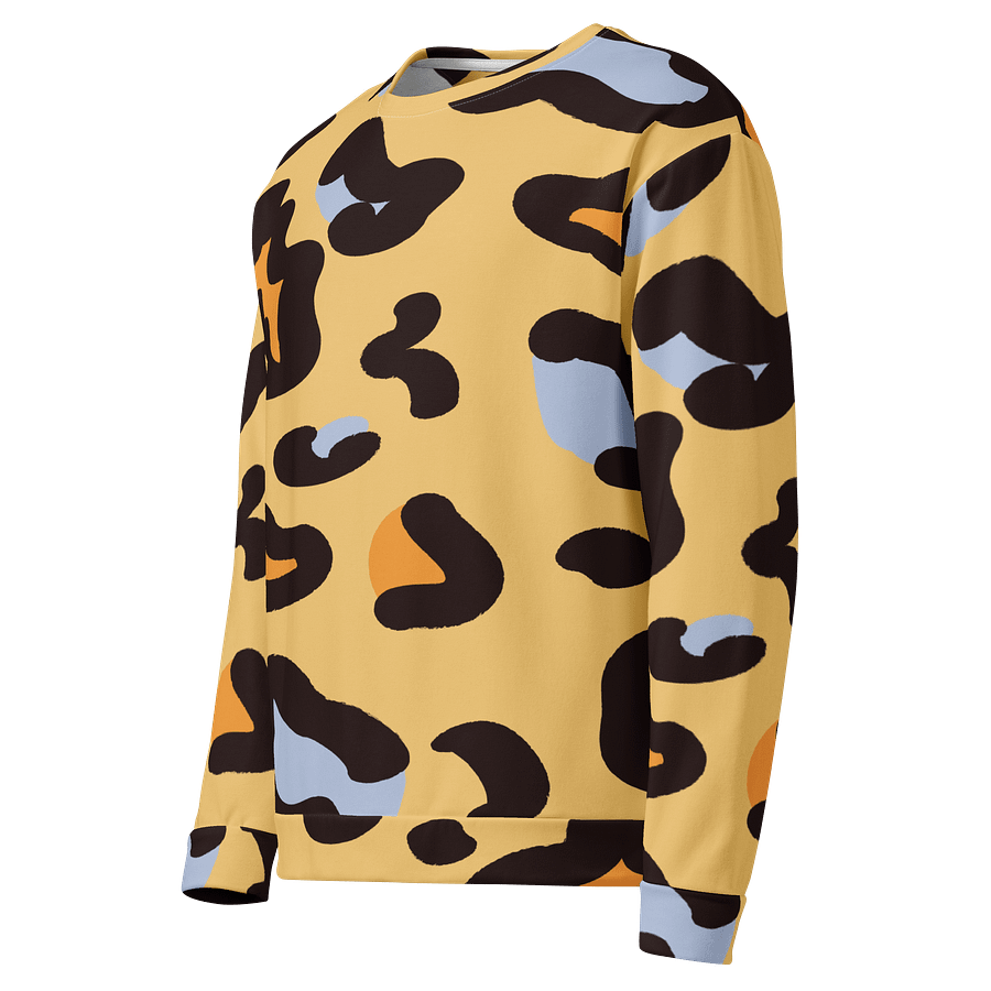 Leopard Animal Print Eco Friendly Unisex Sweatshirt product image (3)