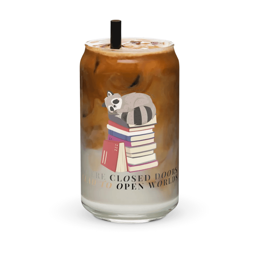 Dreamy Raccoon Can Glass product image (36)