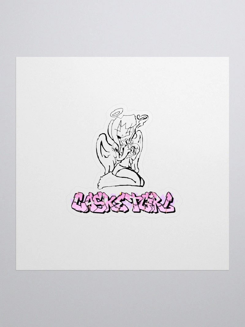 graffiti CA$KETGIRL sticker