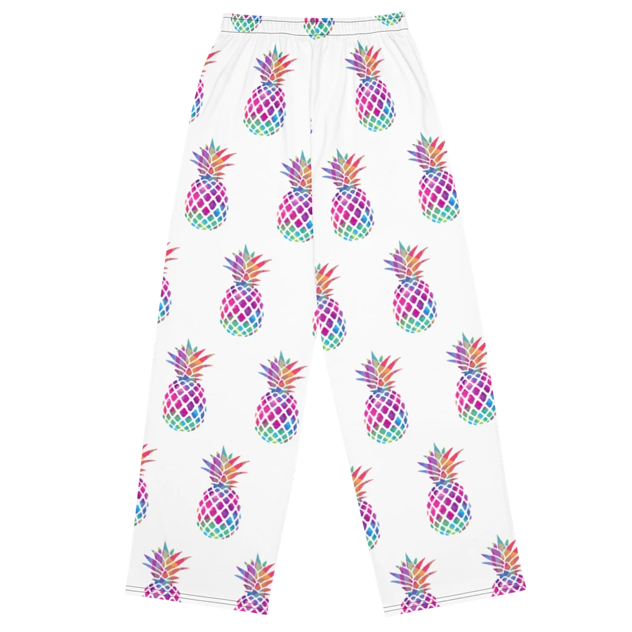 Chromatic Chaotic Pineapple Unisex Wide-Leg Pants product image (1)