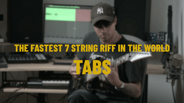 The fastest 7 string riff in the world product image (1)