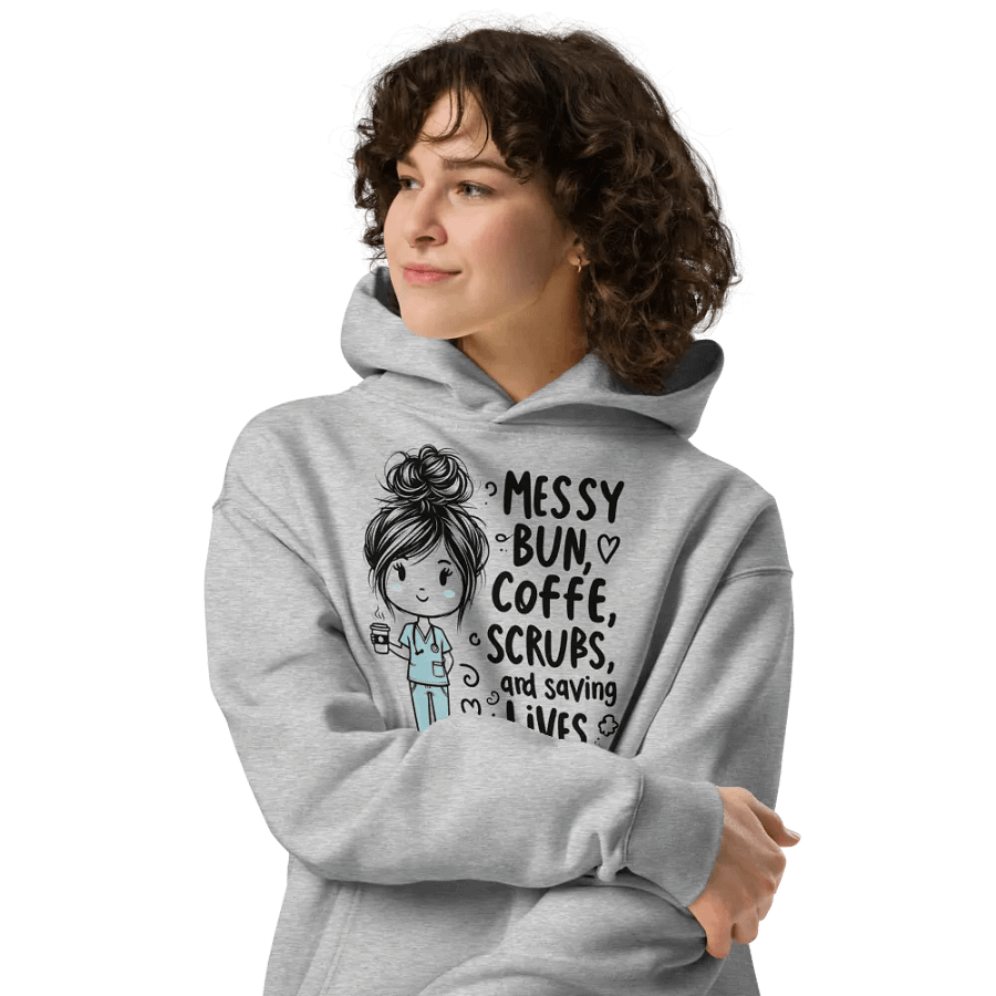 Casual Medical Worker Vibes Hoodie product image (14)