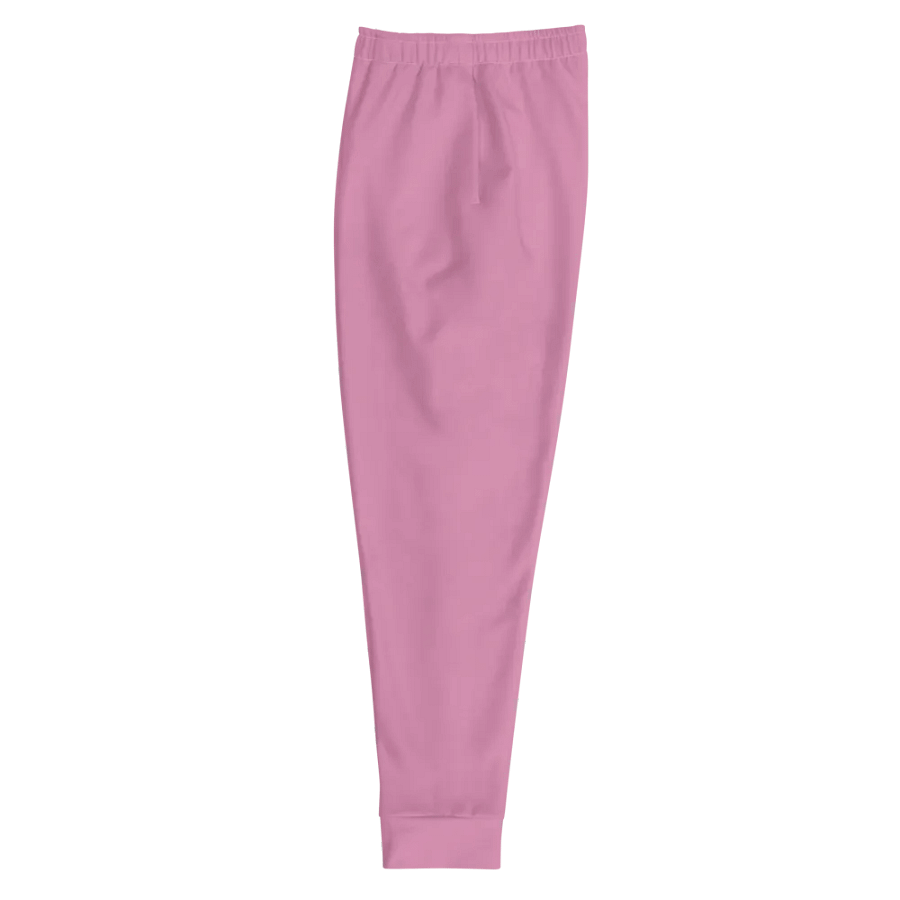 Plain Medium Carnation Pink True Summer Recycled Polyester Premium Men's Joggers by Treasure Pie product image (6)