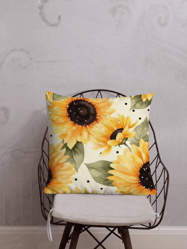 Sunflower Serenade: Throw Pillow product image (3)