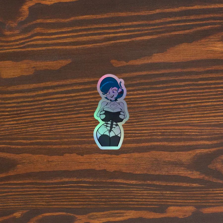Goth C4ndy Valentine Sticker Holographic product image (5)
